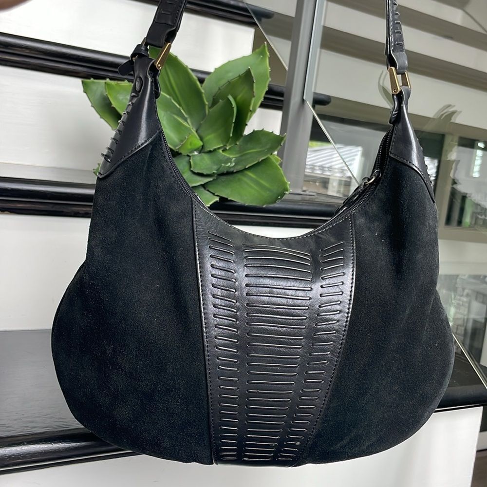 Prague, New, genuine leather boho shoulder handbag purse - Picture 4 of 9